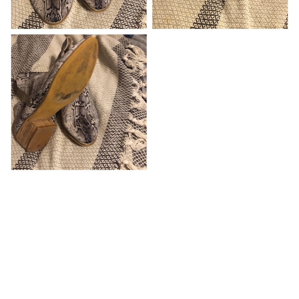 Snakeskin Patterned Loafers